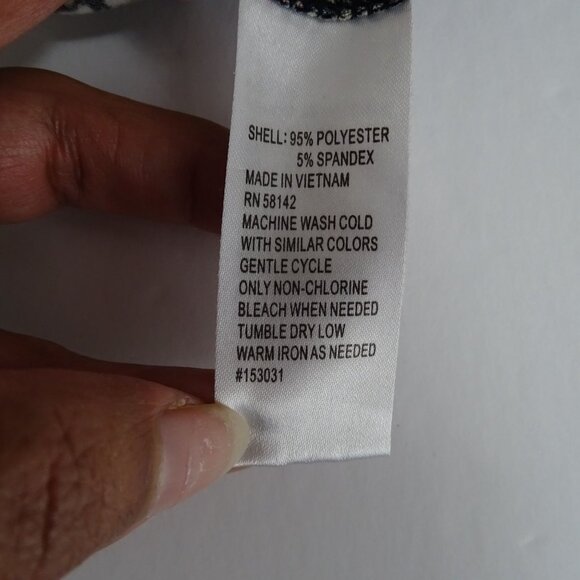 London Style Keyhole Maxi Dress Women Size 12 Sleeveless Geometric Casual Vacay - Picture 6 of 10